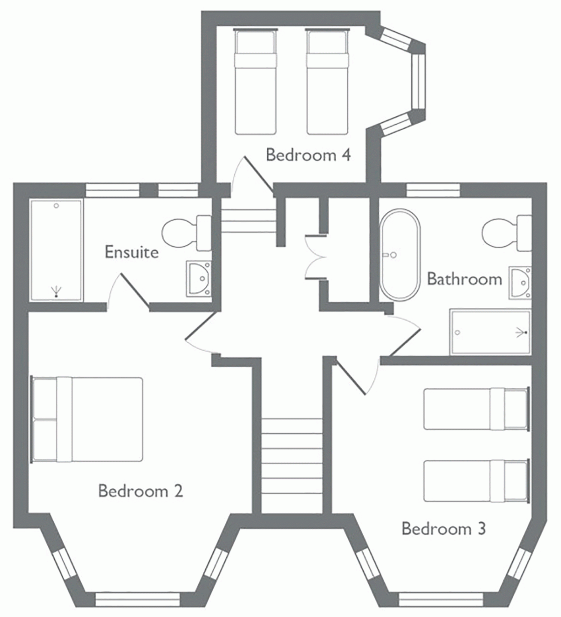 Floor Plan Cottage Mousehole